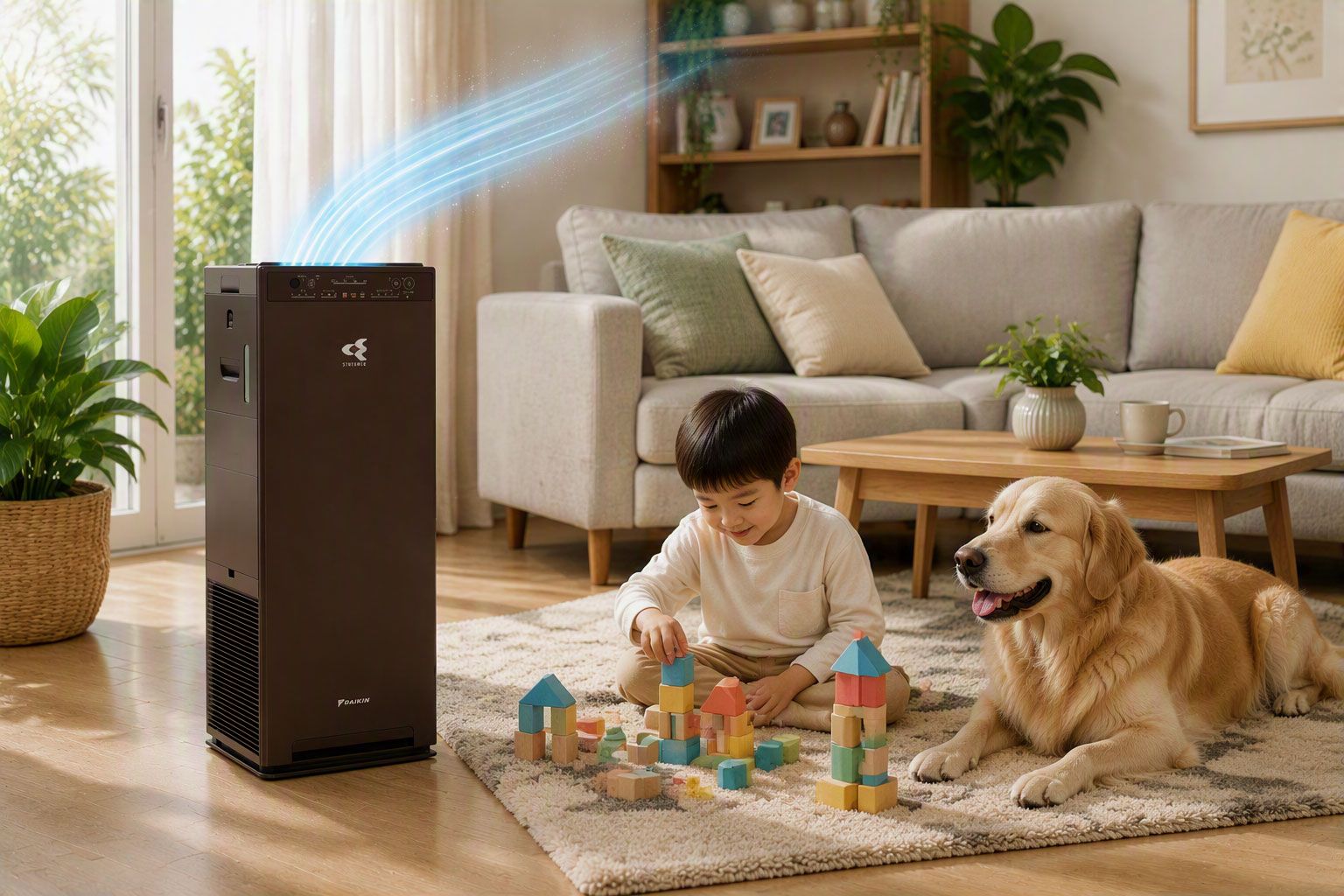 M&aacute;y lọc kh&ocirc;ng kh&iacute; Daikin: Giải ph&aacute;p chăm s&oacute;c kh&ocirc;ng kh&iacute; trong nh&agrave; cho gia đ&igrave;nh hiện đại