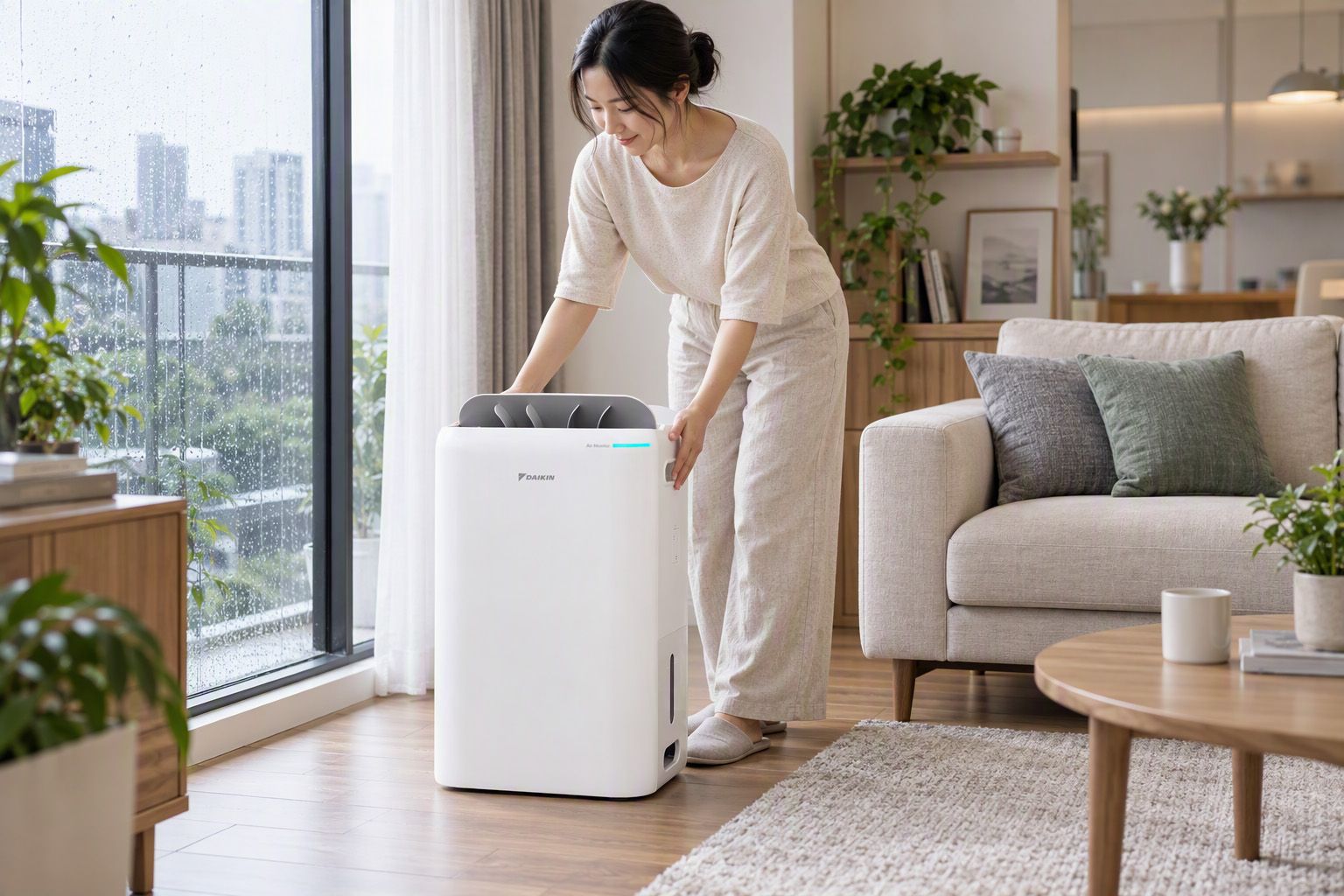 M&aacute;y lọc kh&ocirc;ng kh&iacute; h&uacute;t ẩm JPF12AV2: Giải ph&aacute;p 2 trong 1 cho kh&ocirc;ng gian sống thoải m&aacute;i quanh năm