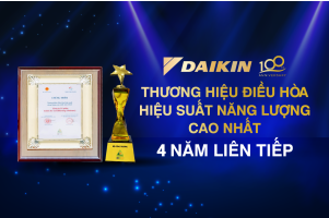 Daikin Vietnam – Thương Hiệu Điều Hòa Hiệu Suất Năng Lượng Cao Nhất 4 Năm Liên Tiếp