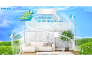 Doanh số bán hàng toàn cầu của Daikin về máy điều hòa và bơm nhiệt (Heat pums) sử dụng HFC-32 (R32) với chỉ số làm nóng toàn cầu thấp (GWP) hơn, đạt 10 triệu máy trên hơn 50 quốc gia