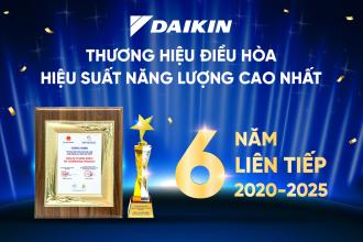 Daikin Vietnam 6 năm li&ecirc;n tiếp đạt giải Hiệu suất năng lượng cao nhất