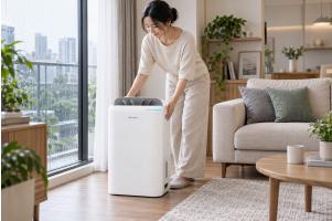 Máy lọc không khí hút ẩm JPF12AV2: Giải pháp 2 trong 1 cho không gian sống thoải mái quanh năm