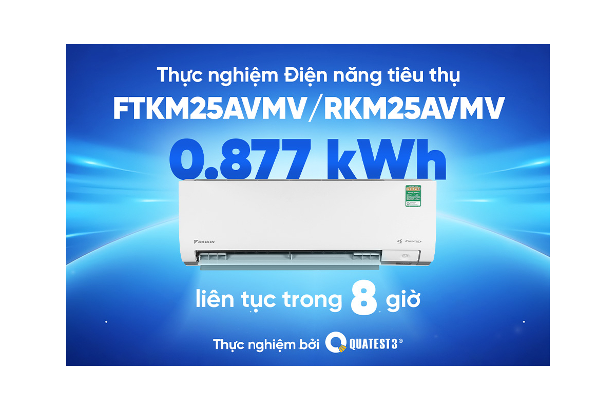 Daikin FTKM Đạt Chứng Nhận QUATEST 3