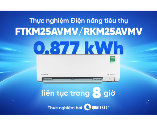Daikin FTKM Đạt Chứng Nhận QUATEST 3