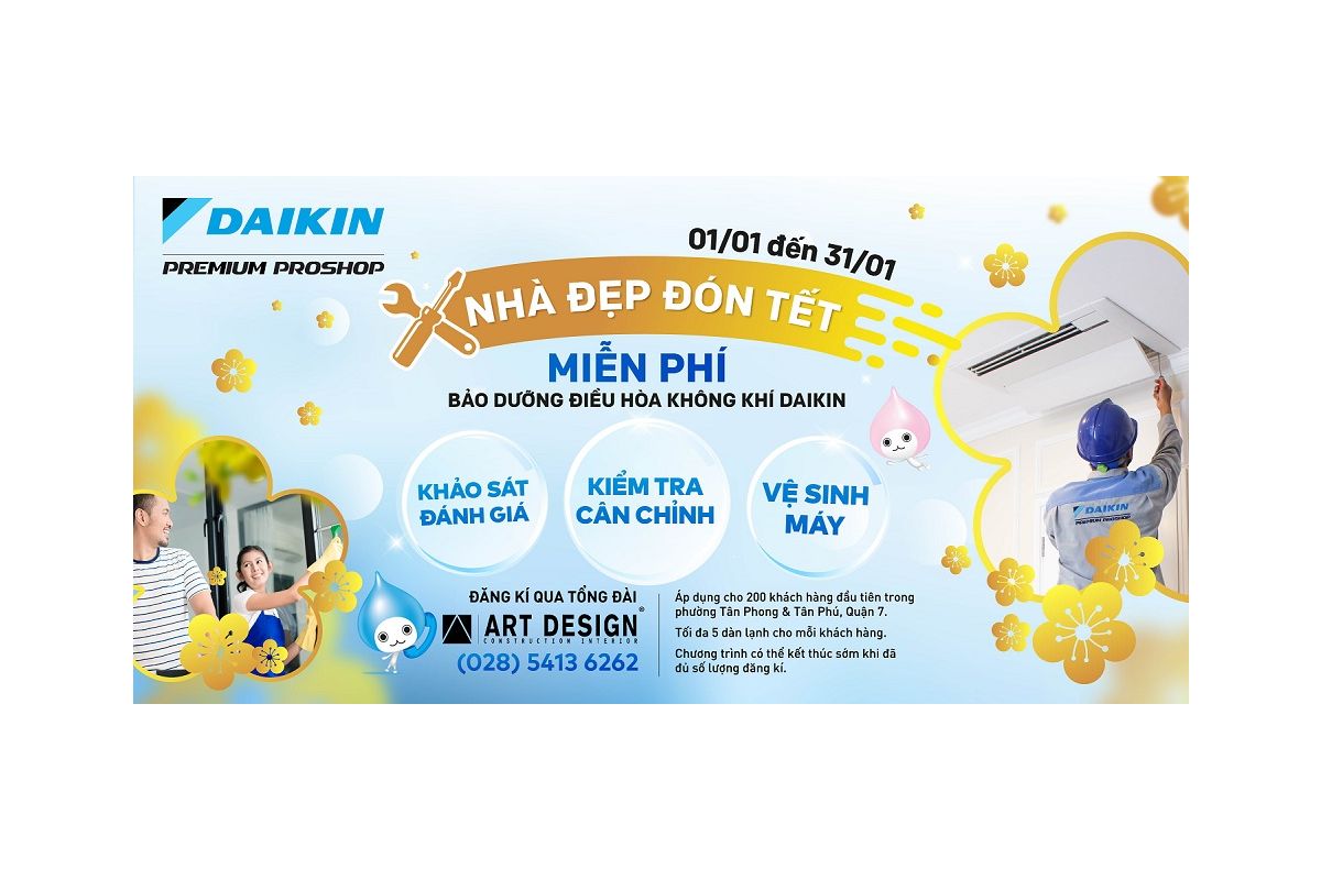 Daikin Premium Proshop Art Design Miễn Phí Bảo Dưỡng Hơn 200 Máy Điều Hòa Không Khí