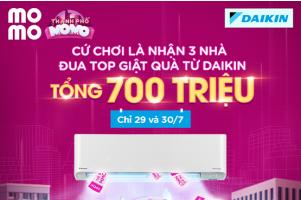 Cùng Daikin tham gia “Thành phố MoMo: Giải đố xây thành phố - Cùng tranh 10 tỷ đồng" 