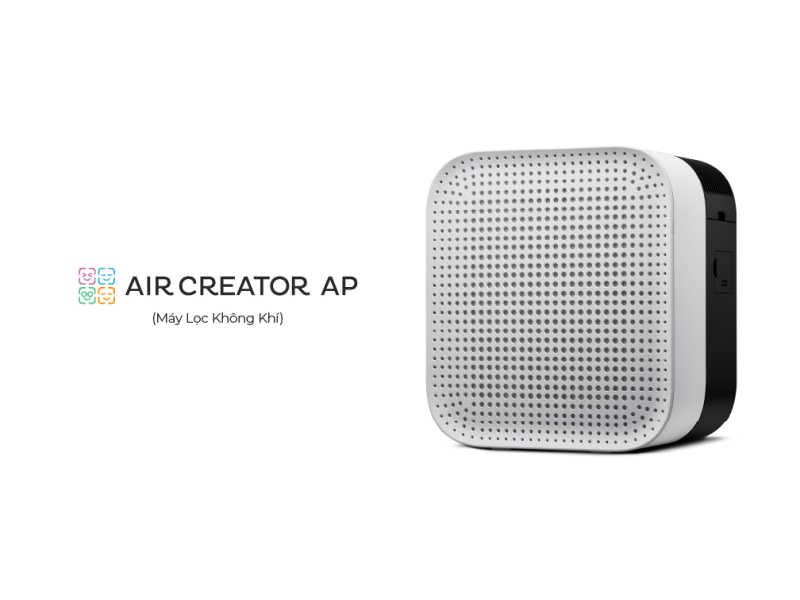 AIR CREATOR - M&aacute;y lọc kh&ocirc;ng kh&iacute; MCM55AVM7-W (M&agrave;u Trắng)