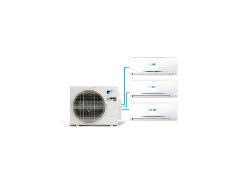 Combo 3 dàn lạnh Điều Hòa Inverter Multi S - 1HP + 1HP + 1.5HP