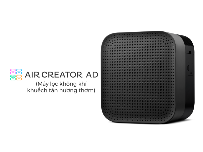 AIR CREATOR - Máy lọc không khí khuếch tán hương thơm MCMH55AVM7K (Màu Đen)