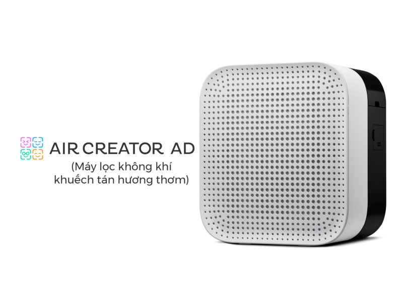 AIR CREATOR - Máy lọc không khí khuếch tán hương thơm MCMH55AVM7W (Màu Trắng)