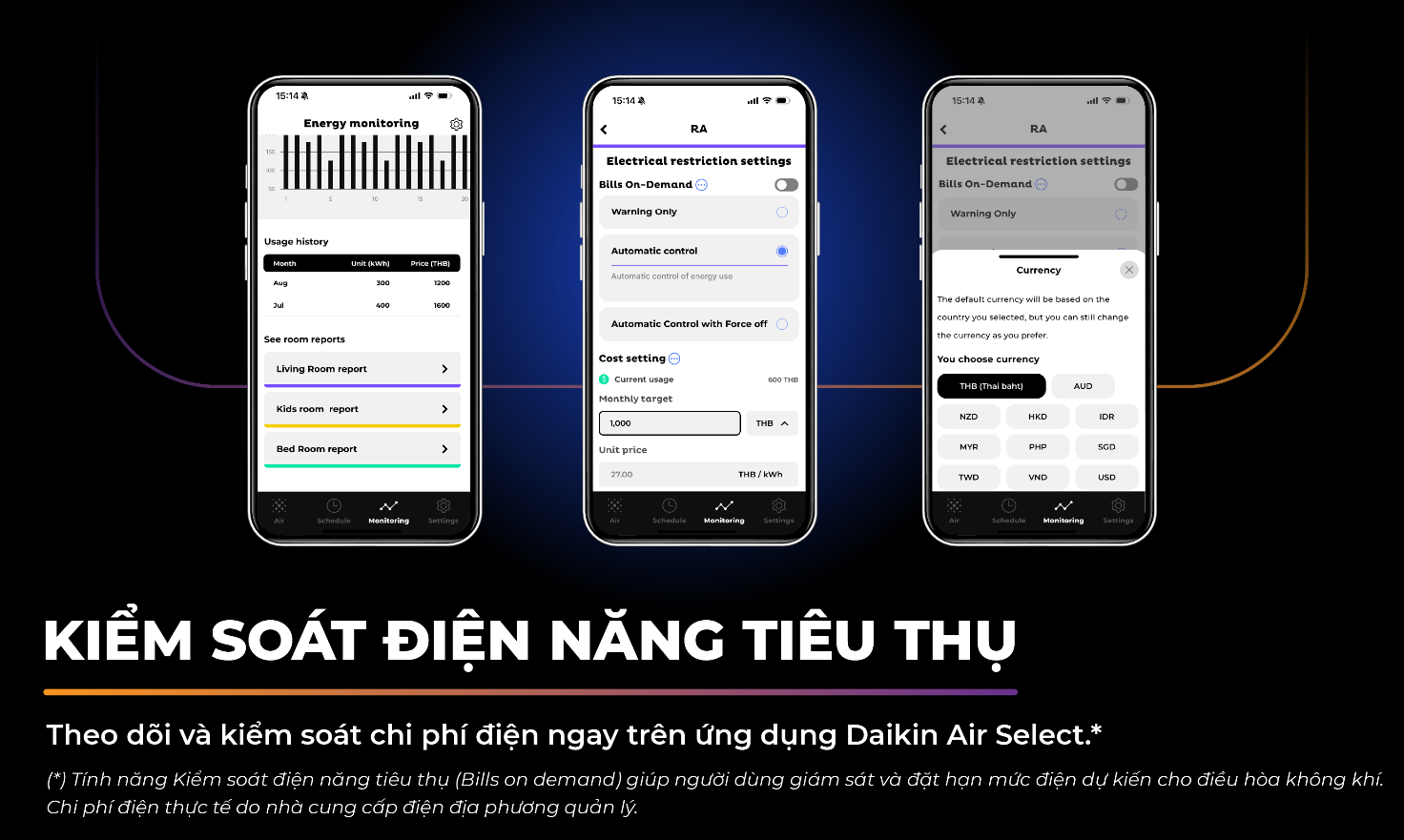 Quản l&yacute; chi ph&iacute; điện năng dễ d&agrave;ng